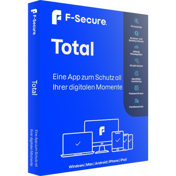 F-Secure Total Security & VPN 2023 | Multi Device | Download