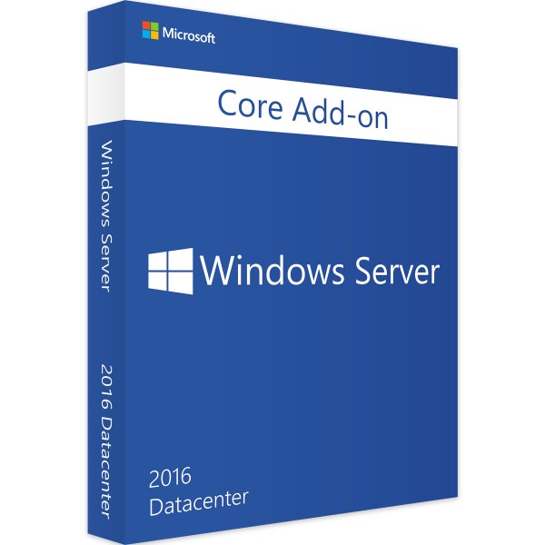 Windows Server 2016 Datacenter Core Add-on Uitbreidingslicentie