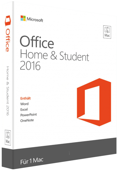 Microsoft Office 2016 Thuis en Student Mac