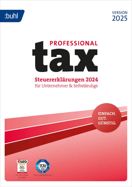 Buhl Tax 2025 Professional Steuerjahr 2024 | Windows
