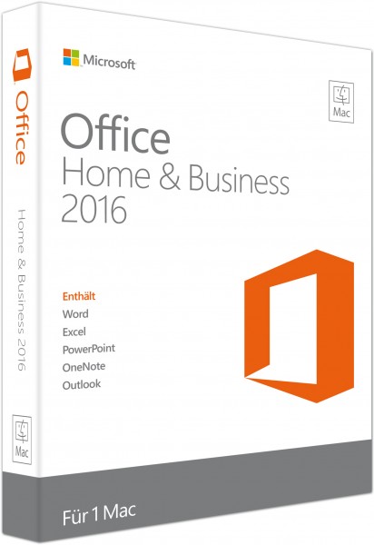 Microsoft Office 2016 Thuis en Zakelijk MAC | Retail