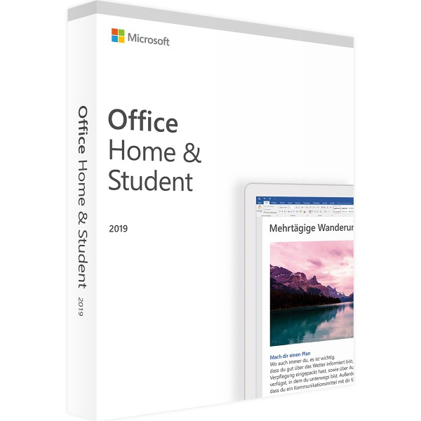 Microsoft 2019 Thuis en Student - Windows