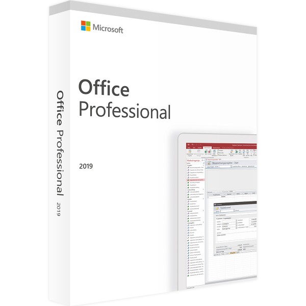 Microsoft Office 2019 Professional - (Thuis & Bedrijf) Windows