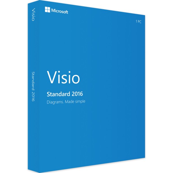 Microsoft Visio 2016 Standaard - Windows