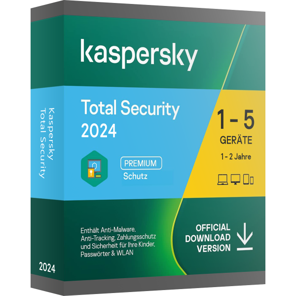 Kaspersky Total Security 2023 | PC | MAC | Android