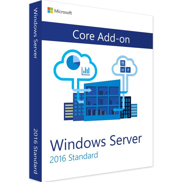 Windows Server 2016 Standaard Core Add-on Uitbreidingslicentie
