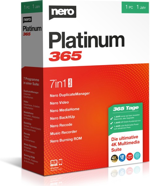 Nero Platinum 365 - Windows